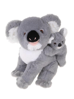 Мама и малыш Коала 25см