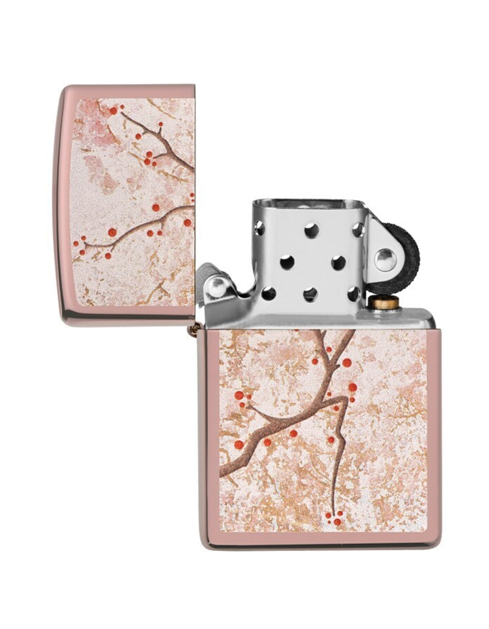 Зажигалка ZIPPO Eastern с покрытием High Polish Rose Gold, латунь/сталь, розовое золото, 38x13x57 мм (49486)