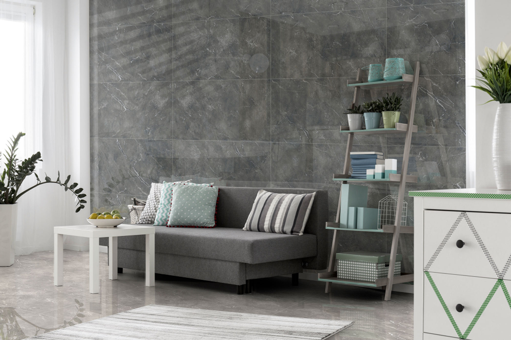 Керамогранит Lucciano темно-серый 60x120 полированный GT120606309PR/32