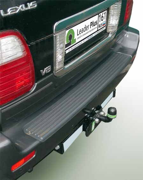 Фаркоп для LEXUS LX 470 (UZJ100) / TOYOTA LAND CRUISER 100 1998-2007(С НЕРЖ. ПЛАСТИНОЙ) арт.L104-F(N)