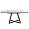 Обеденный стол D2055BB /1096 из керамики и черной стали