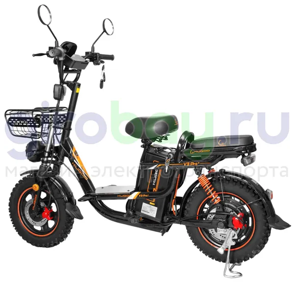 Электровелосипед Kugoo Kirin V3 PRO PLUS (60V/28.6Ah) внедорожная резина фото №12