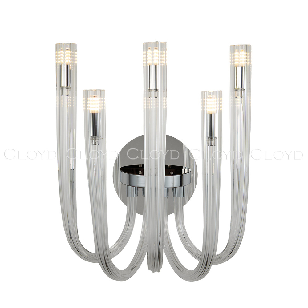 Бра Cloyd AEDA W5 / шир. 35 см - хром (арт.20465)