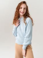 Джемпер для девочки AT1001 небесно-голубой