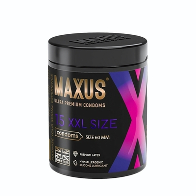 Презервативы увеличенного размера Maxus XXL - 15 шт.