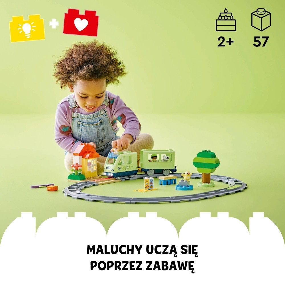 LEGO DUPLO Town / Интерактивное приключение на поезде/ 10427