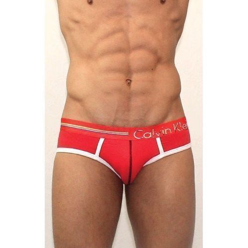 Мужские трусы брифы красные Calvin Klein Bold Red Brief