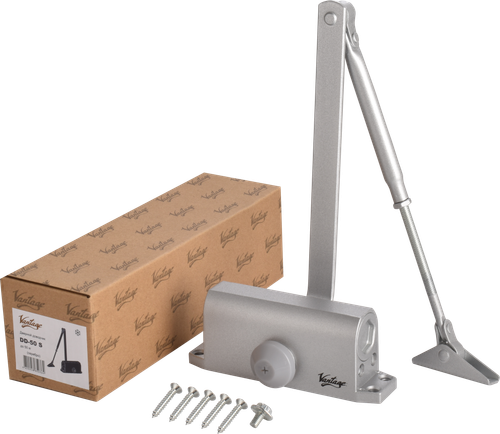 Дверной доводчик DD- 50S (серебро)