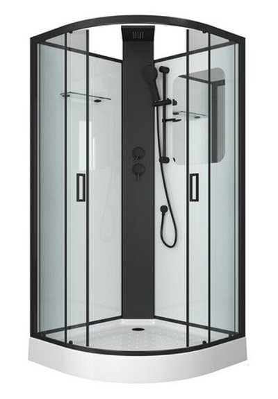 Душевая кабина Grossman Elegans GR251 (90х90х217) дверь раздвижная,5 мест