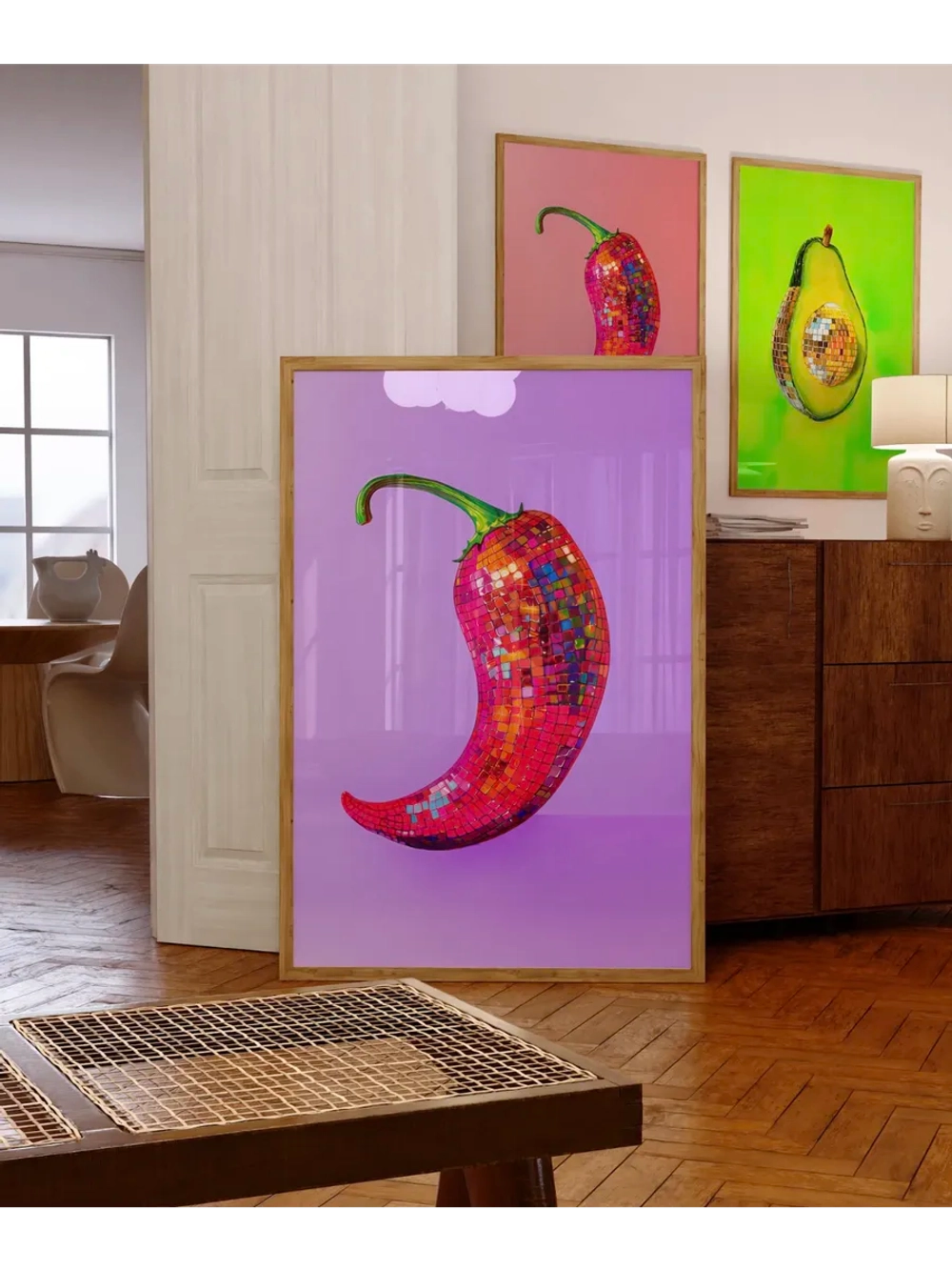 постер 30х40 см интерьерный на стену без рамок Перчик