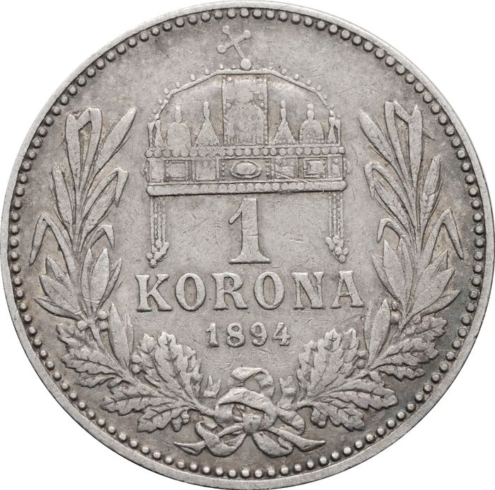 1 крона 1894 Венгрия