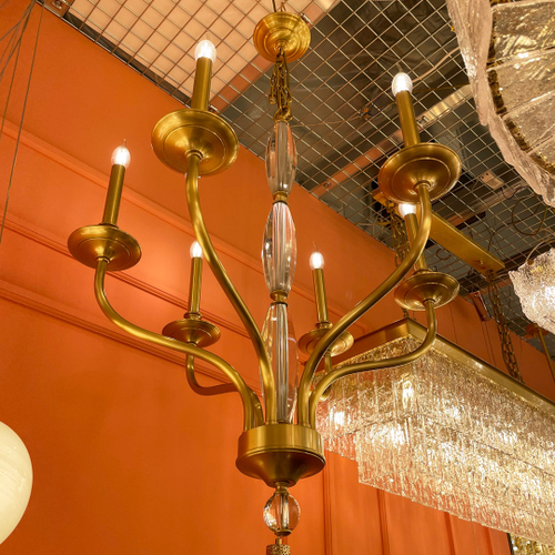 Люстра Cloyd EGGLETON C6 / Ø70 см - латунь (арт.10853)