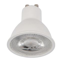 LED-JCDR-7W-4000K-GU10-38D-NR Лампа светодиодная. Форма JCDR. матовая. Серия Norma. Белый свет 4000K. Угол свечения 38. Картон. ТМ Volpe