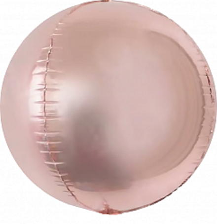 К Сфера 3D Светло розовый (24''/61 см)