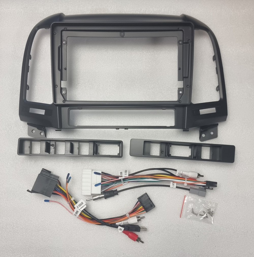 установочный комплект HYUNDAI Santa Fe 2010-2012 (рамка 3 и 4 кнопки), рамка + проводка KB-OL-9717