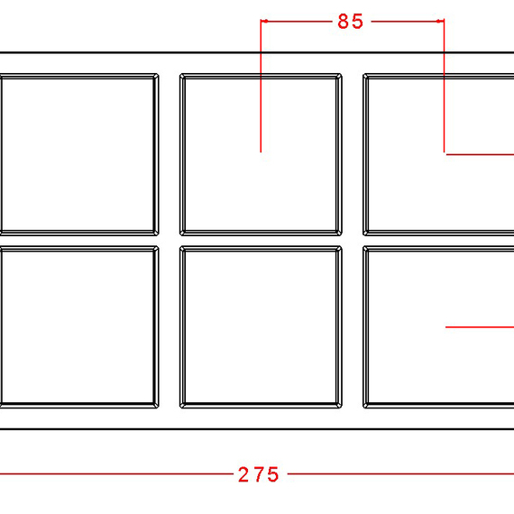 868-у | Форма для шоколадных изделий (275*175мм)