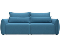 Диван прямой Лига-051 НПБ РОГОЖКА Амур 10 голубой