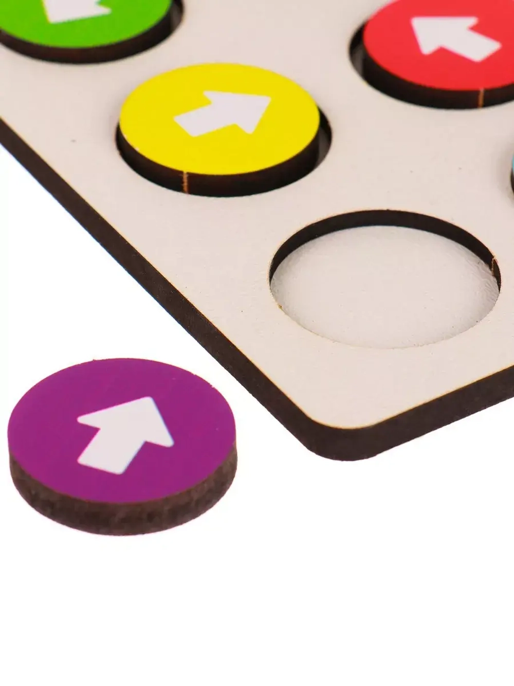 Развивающая игра из дерева Стрелочки