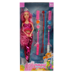 Кукла тип Модница Русалка на шарнирах с аксессуарами, коробка 5805K