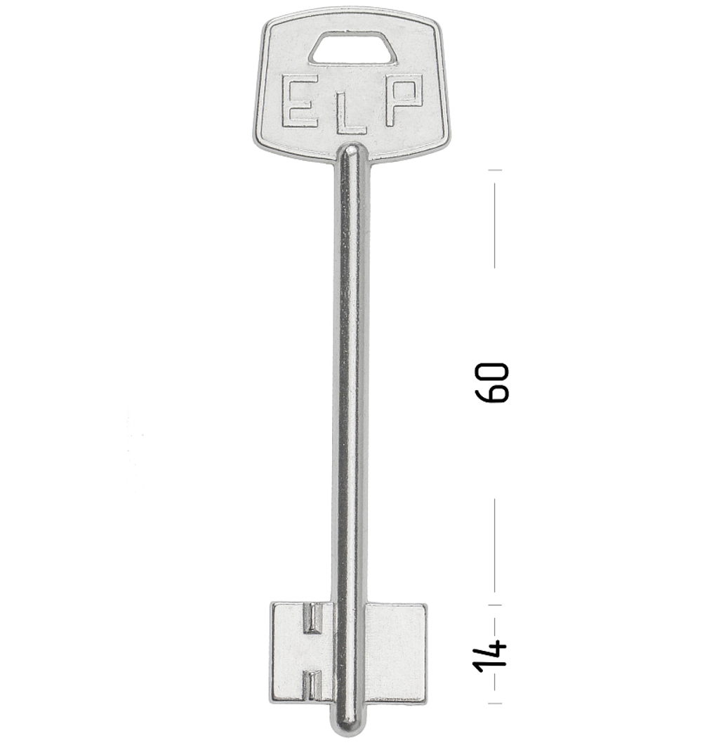 Заготовка сувальдного ключа 10630 ELP3D