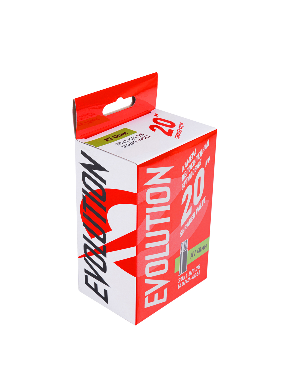 Камера EVOLUTION 20" x 1.50/1.75 (40/47-406) AV40 мм бутиловая