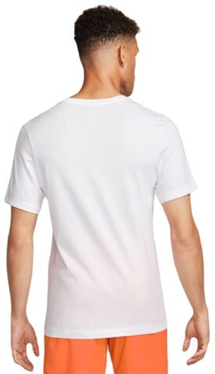 Мужская теннисная футболка Nike Court Tennis T-Shirt - белый