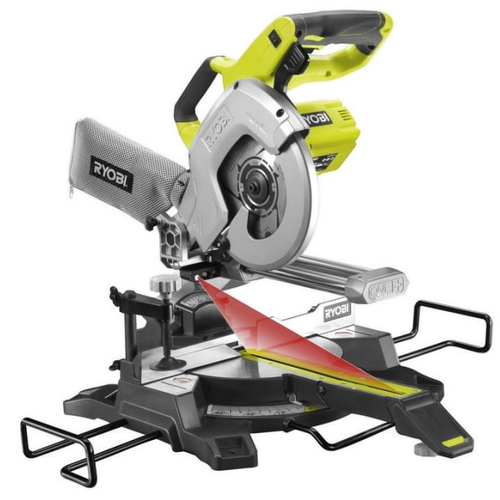 Торцовочно-усовочная аккумуляторная пила Ryobi One+ R18MS216-0 без аккумулятора в комплекте 5133003597