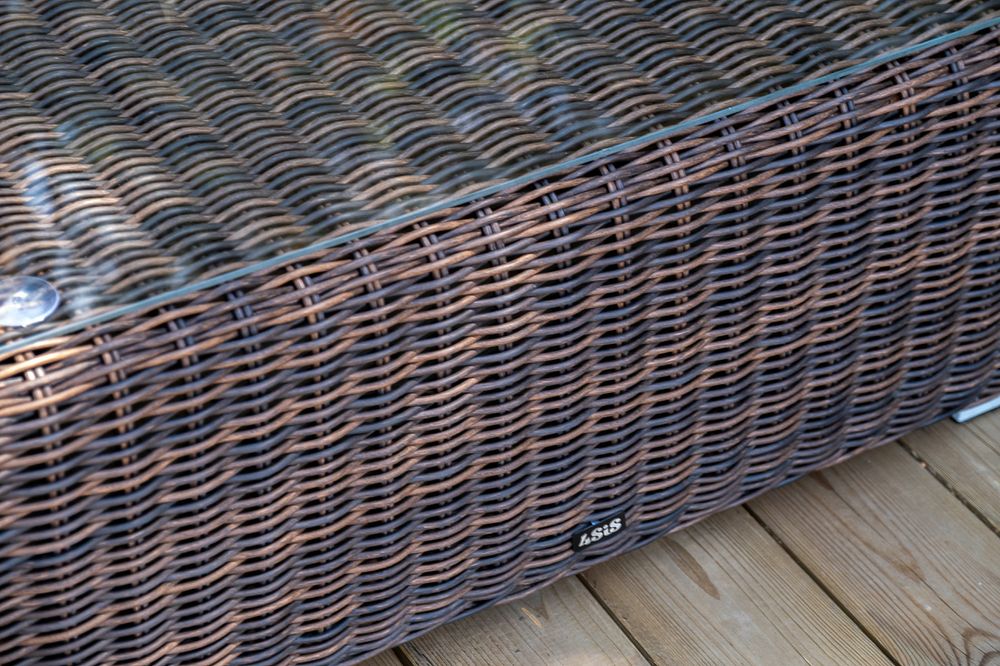 "Капри" трансформирующаяся лаунж-зона из искусственного ротанга, цвет коричневый