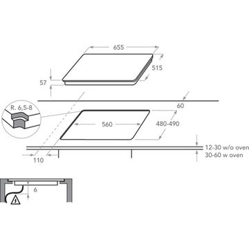 Индукционная варочная панель KitchenAid KHIMS 66500