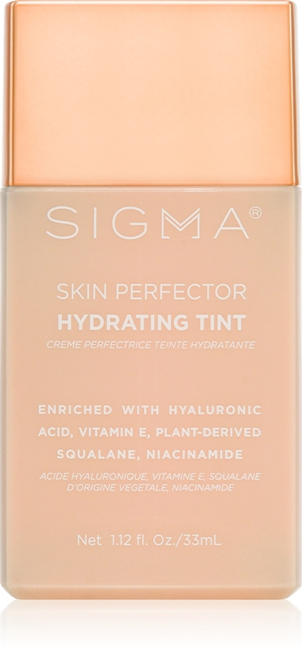 Sigma Beauty Skin Perfector Hydrating Tint - Естественно непрозрачная увлажняющая тональная основа, 33 ml