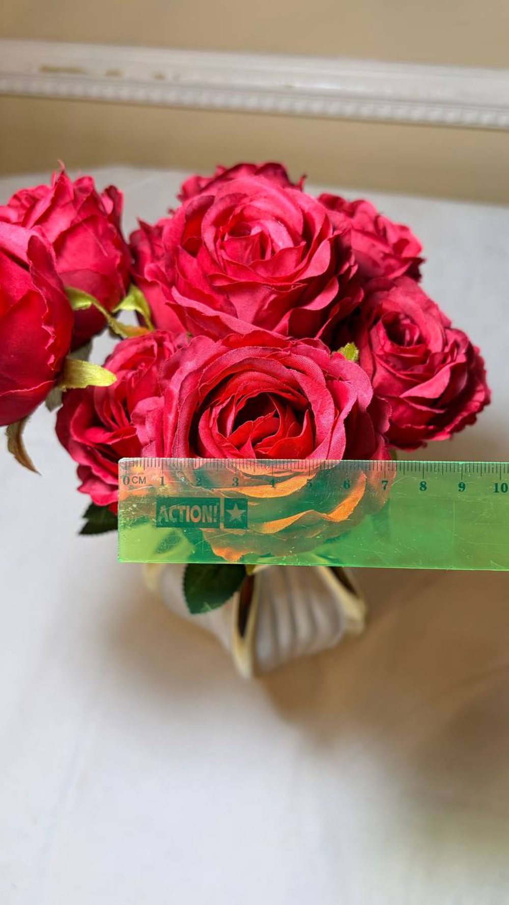 Искусственные цветы, желтые подсолнухи / Высота 44 см. 9 стебелей 9 бутонов/