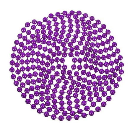 Бусы декоративные 2,7м, мелкие, 0,73см, фиолетовый