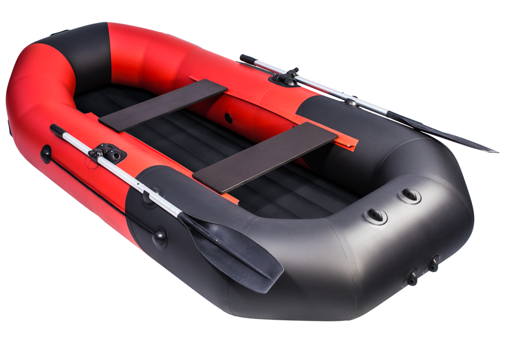 Лодка ПВХ Мастер Лодок Таймень NX270НД "Комби" Красный / Чёрный