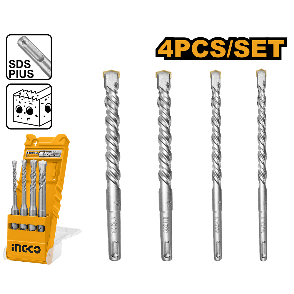 Набор буров SDS-plus INGCO AKD2048 4 шт.