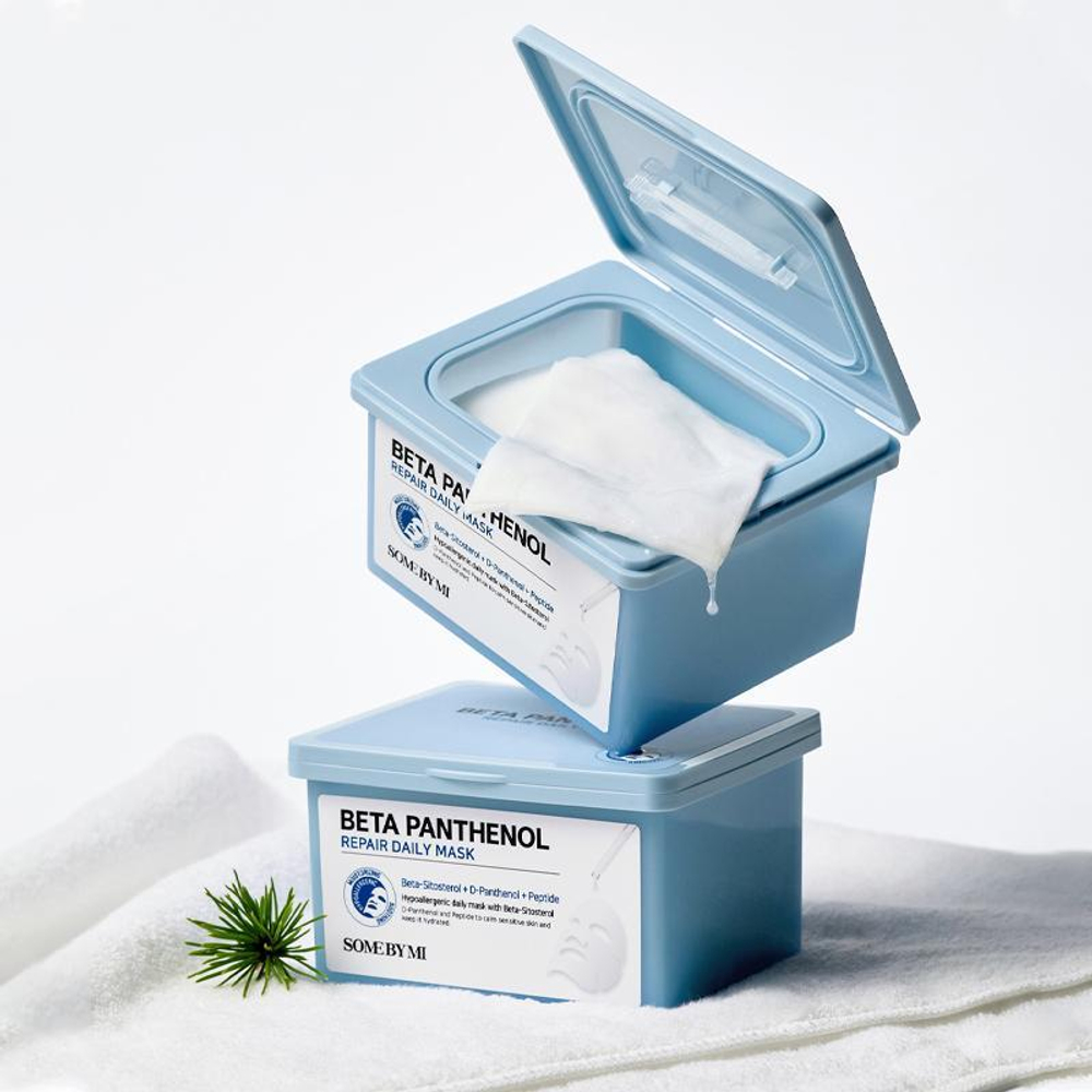 SOME BY MI Ежедневная восстанавливающая маска с бета-пантенолом - BETA PANTHENOL REPAIR DAILY MASK ,30шт