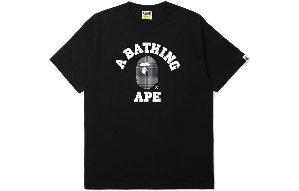 A Bathing Ape Check College Tee