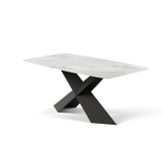 Стол овальный Tyler 180, керамика матовая,  светлый