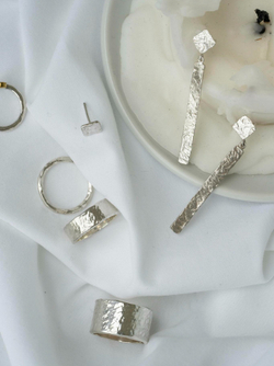 серьги мозаика длинные