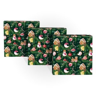 Коробка Прямоугольник 35*20*13 Елкины подарки 1шт