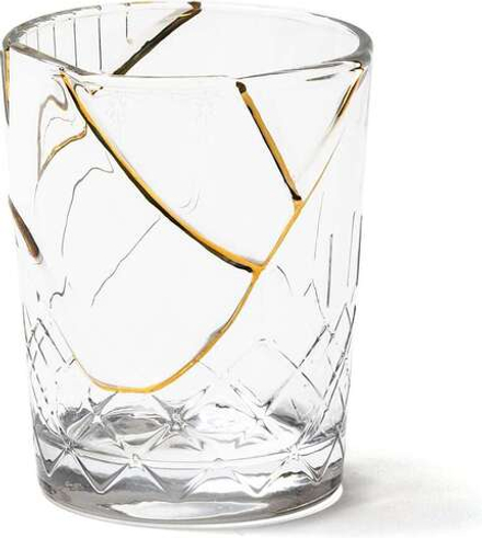 Стакан Seletti, Kintsugi 1, стекло, прозрачный
