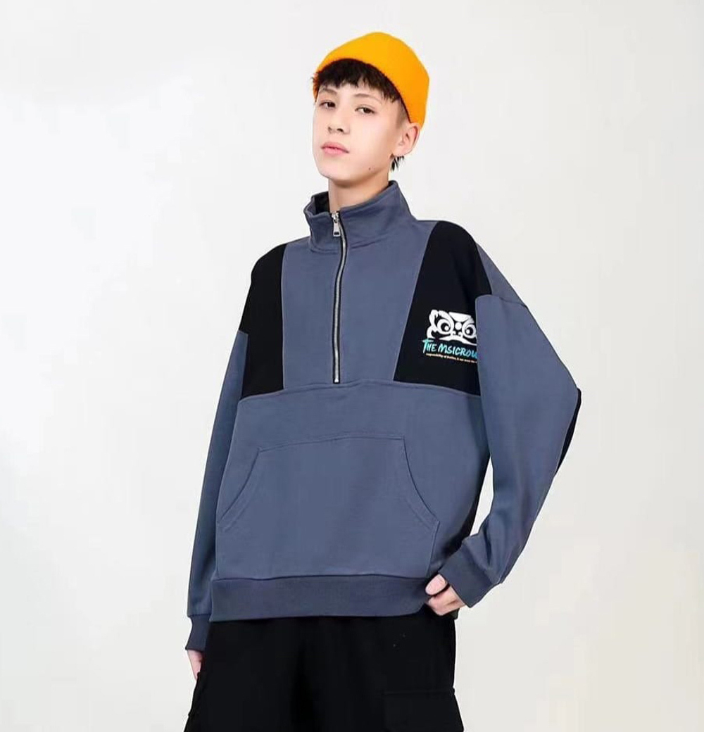 толстовка воротник замок THE MSICROW  4933