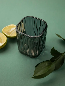 Набор бокалов под дерево 200 мл. 6 шт. черные