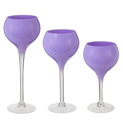 GAEM Набор из 3-х подсвечников, L33,5 W16 H42 см