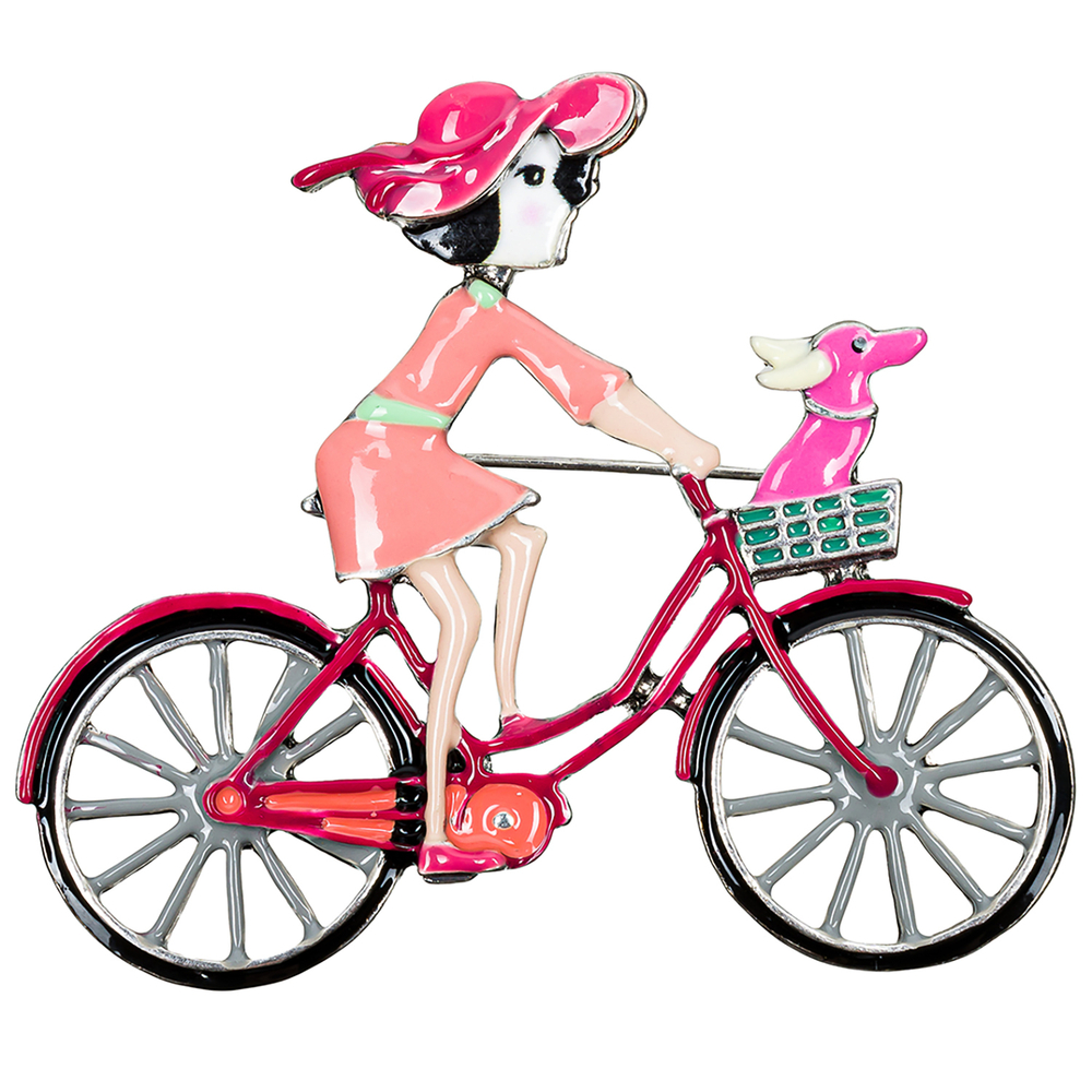 Брошь Shadore Велосипед XZ2294.7 R/S