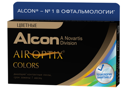 Ежемесячные цветные контактные линзы Air Optix Colors (уп. 2 линзы)