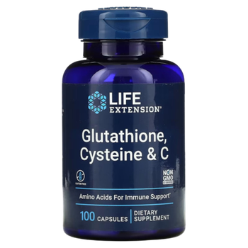Life Extension Glutathione Cysteine & C 100 capsules , Глутатиона, Цистеина и Витамина C