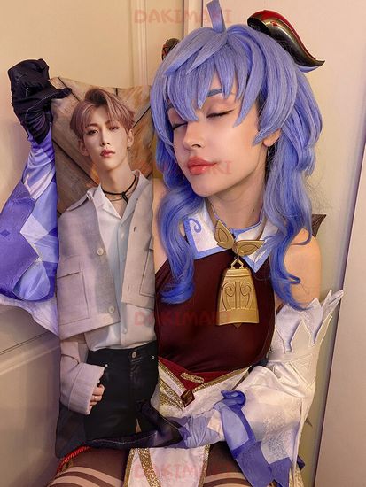 Мини дакимакура Феликс из Стрей Кидс | Stray Kids арт. M1019, 60х20 см