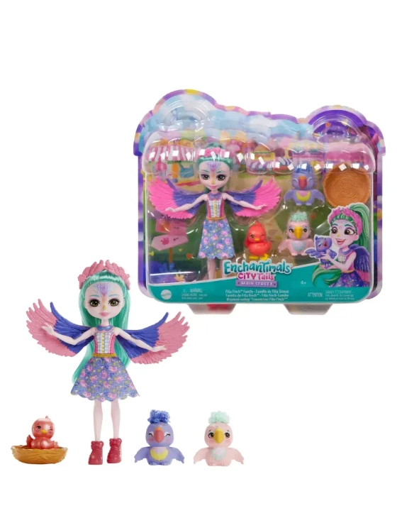 Набор Энчантималс Семья Птички Филии Финч HKN15