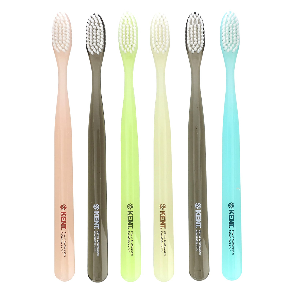 Kent, ультрамягкая зубная щетка, оригинальная, 6 шт.