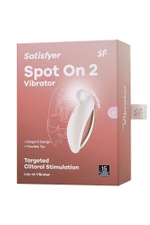 Белый вибростимулятор клитора Satisfyer Spot On 2